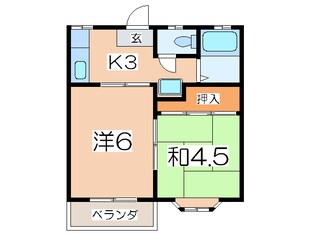 メゾンソレイユの物件間取画像